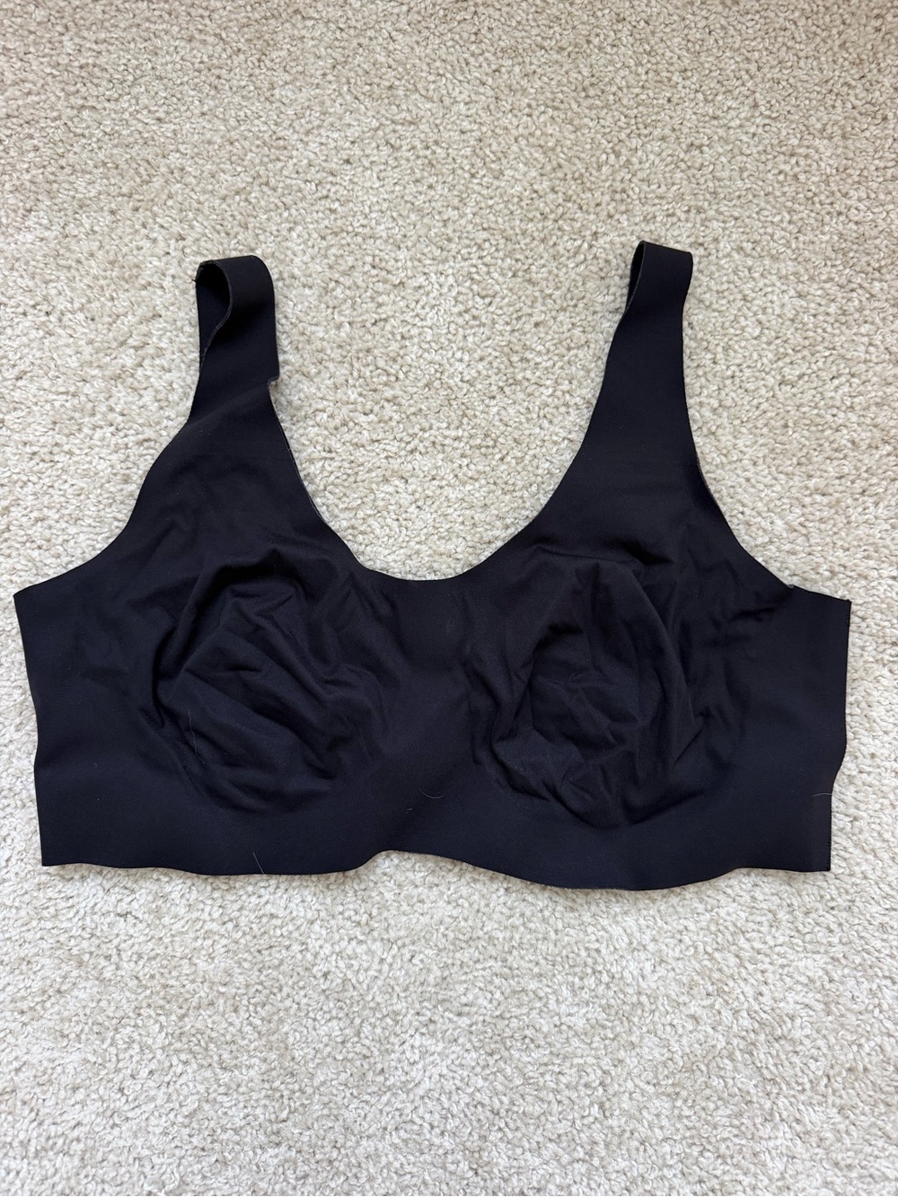 Knix Seamless Black Comfort Bra - XL